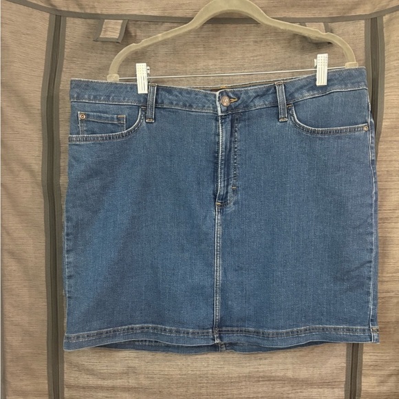 Blue Denim Skirt - Picture 1 of 5